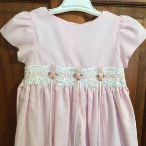 Pink Flower Girl Dress Sz 5